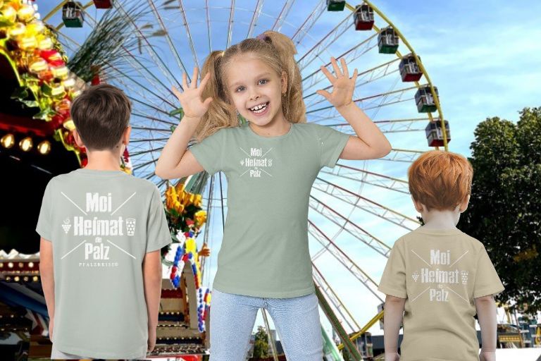 Moi Heimat die Palz Kinder-T Shirt