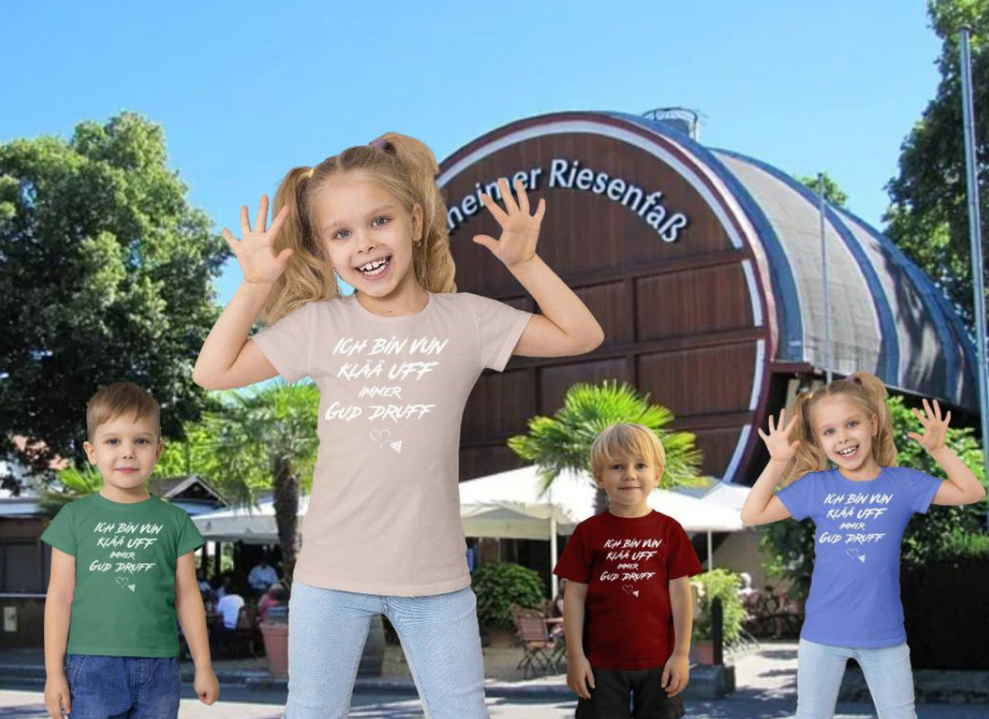 Kinder T-Shirt Ich bin Vun Klää Uff immer Gud Druff